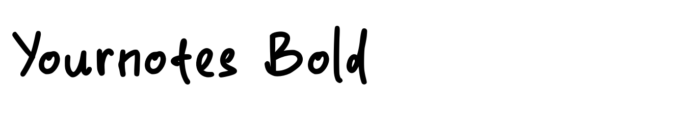 Yournotes Bold